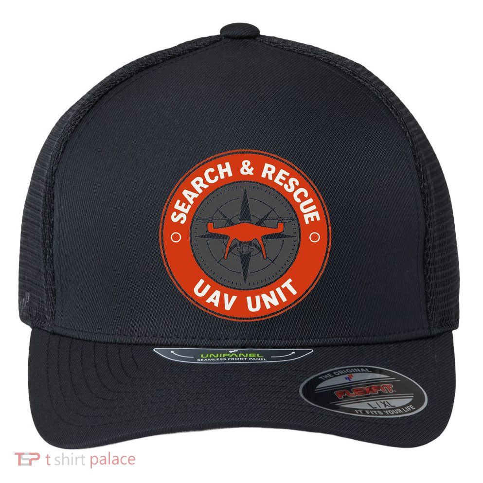 Search And Rescue Team Sar Emergency Response Flexfit Unipanel Trucker Cap