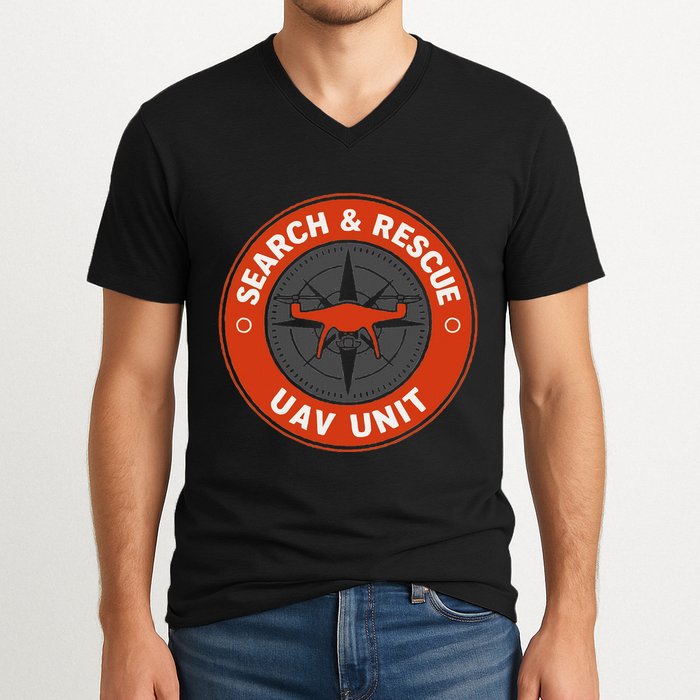Search And Rescue Team Sar Emergency Response V-Neck T-Shirt