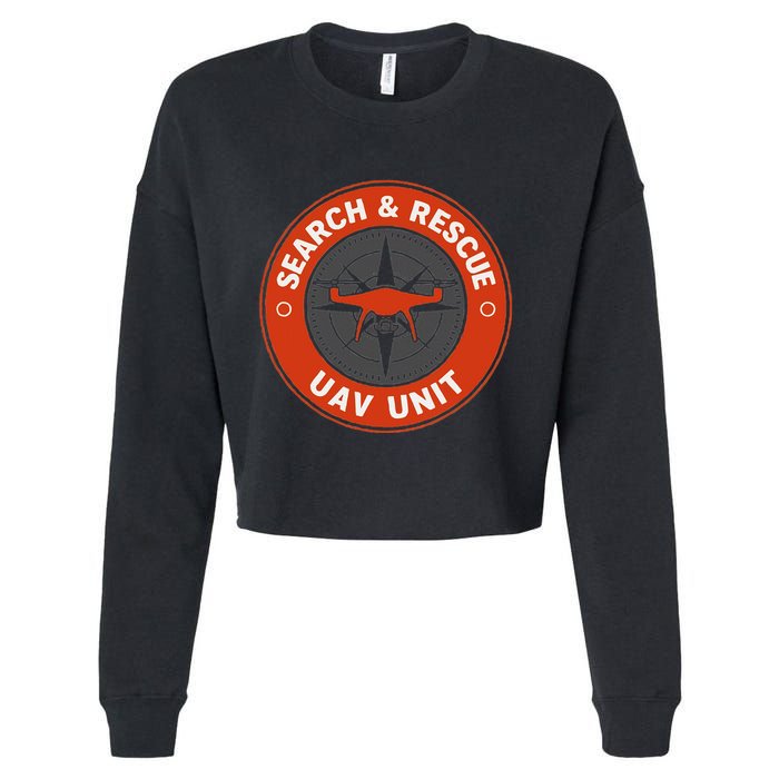 Search And Rescue Team Sar Emergency Response Cropped Pullover Crew