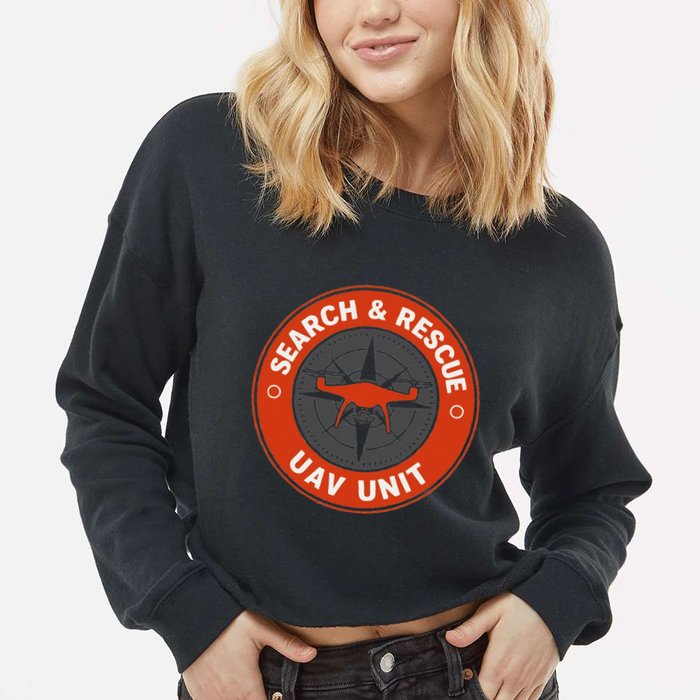 Search And Rescue Team Sar Emergency Response Cropped Pullover Crew