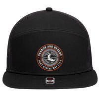 Search And Rescue Team Sar Emergency Response 7 Panel Mesh Trucker Snapback Hat
