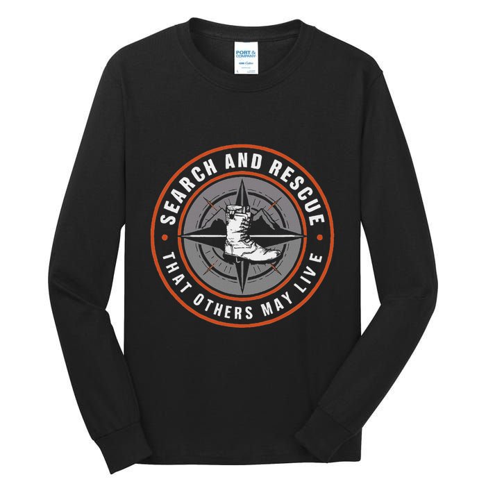 Search And Rescue Team Sar Emergency Response Tall Long Sleeve T-Shirt