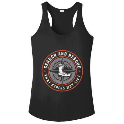 Search And Rescue Team Sar Emergency Response Ladies PosiCharge Competitor Racerback Tank