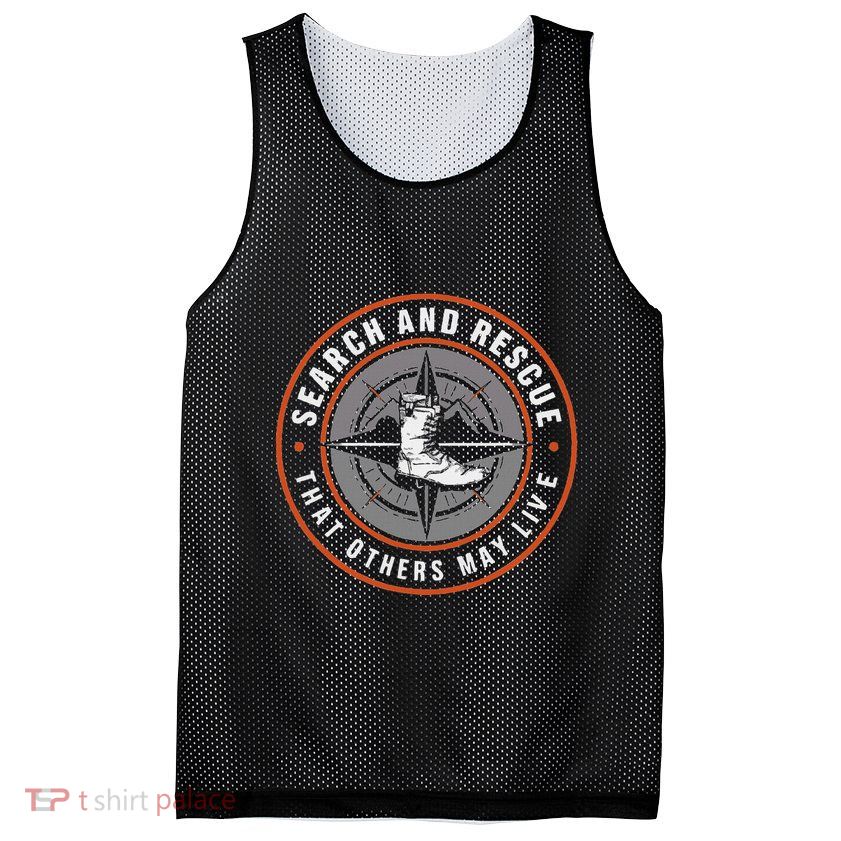 Search And Rescue Team Sar Emergency Response Mesh Reversible Basketball Jersey Tank