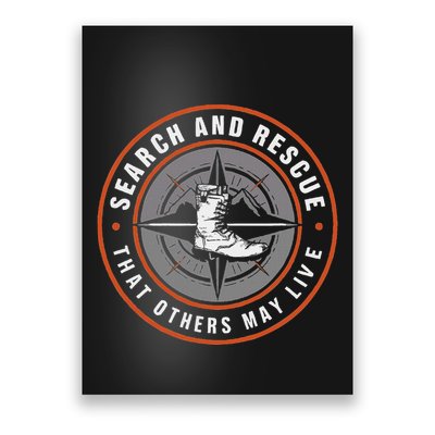 Search And Rescue Team Sar Emergency Response Poster