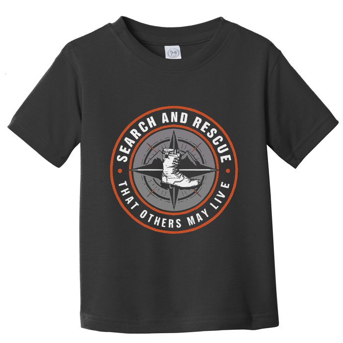 Search And Rescue Team Sar Emergency Response Toddler T-Shirt