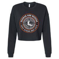 Search And Rescue Team Sar Emergency Response Cropped Pullover Crew