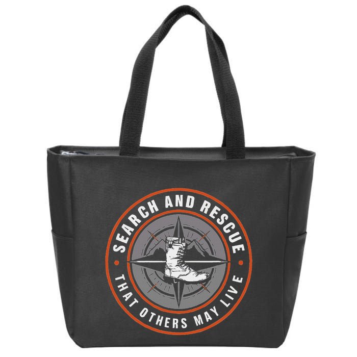 Search And Rescue Team Sar Emergency Response Zip Tote Bag
