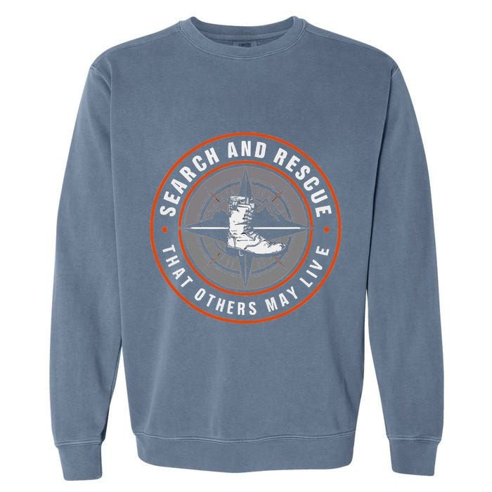 Search And Rescue Team Sar Emergency Response Garment-Dyed Sweatshirt