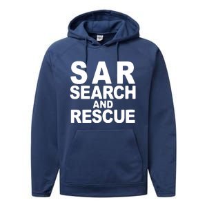 Search And Rescue SAR Search And Rescue Performance Fleece Hoodie