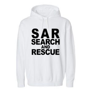 Search And Rescue SAR Search And Rescue Garment-Dyed Fleece Hoodie