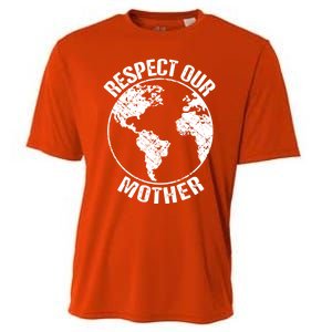 Sustainability And Respect Our Mother Gift Cooling Performance Crew T-Shirt