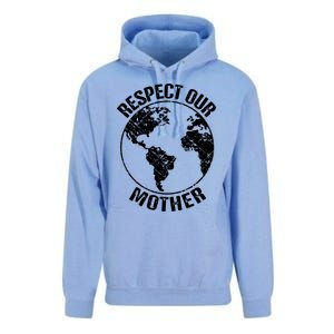 Sustainability And Respect Our Mother Gift Unisex Surf Hoodie