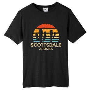 Scottsdale Arizona Retro Sunset Tall Fusion ChromaSoft Performance T-Shirt