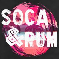 Soca And Rum Music Lover And Drinker 7 Panel Mesh Trucker Snapback Hat
