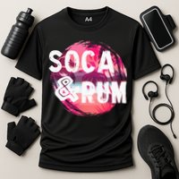 Soca And Rum Music Lover And Drinker Performance Shirt