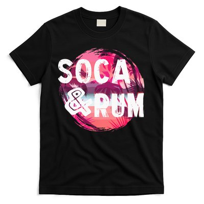 Soca And Rum Music Lover And Drinker T-Shirt