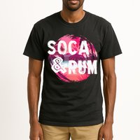 Soca And Rum Music Lover And Drinker Tall T-Shirt