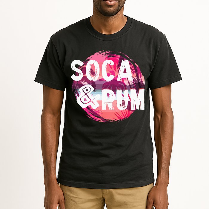 Soca And Rum Music Lover And Drinker Tall T-Shirt