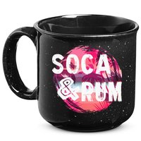 Soca And Rum Music Lover And Drinker 15oz Campfire Ceramic Mug