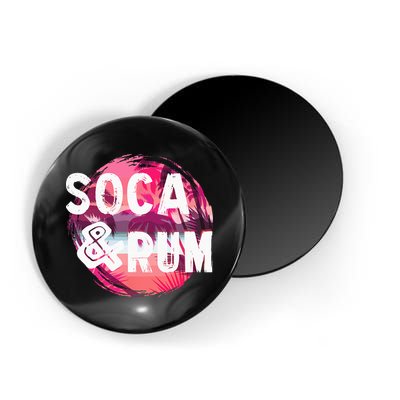 Soca And Rum Music Lover And Drinker Magnet