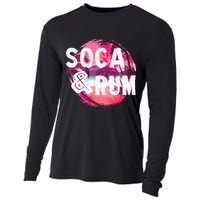 Soca And Rum Music Lover And Drinker Cooling Performance Long Sleeve Crew