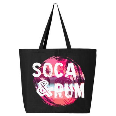 Soca And Rum Music Lover And Drinker 25L Jumbo Tote