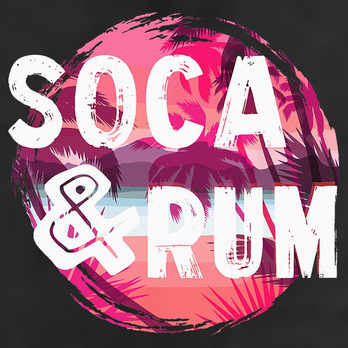 Soca And Rum Music Lover And Drinker 25L Jumbo Tote