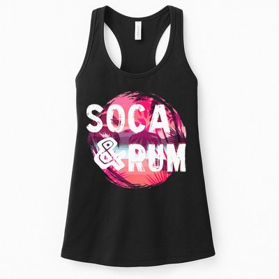 Soca And Rum Music Lover And Drinker Womens Tank Top