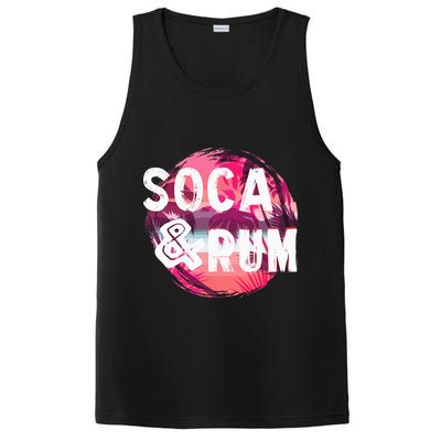 Soca And Rum Music Lover And Drinker PosiCharge Competitor Tank