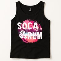 Soca And Rum Music Lover And Drinker Tank Top