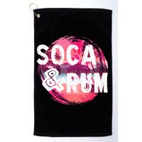 Soca And Rum Music Lover And Drinker Golf Towel