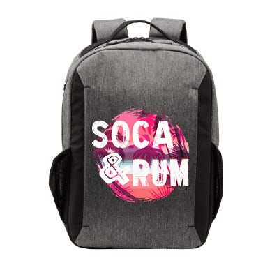 Soca And Rum Music Lover And Drinker Vector Backpack