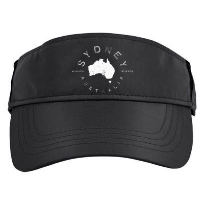 Sydney Australia Retro Vintage Adult Drive Performance Visor