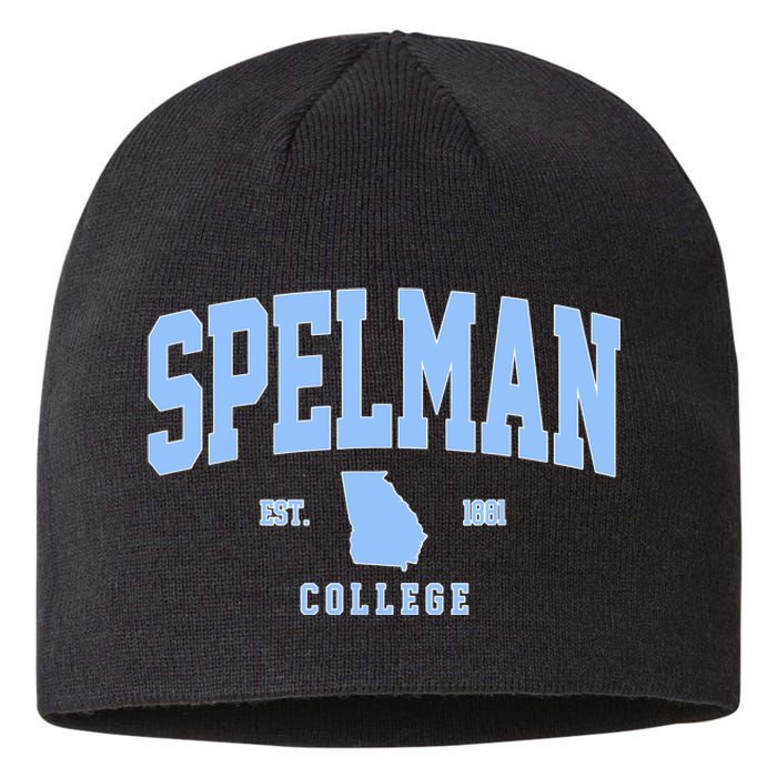 Spelman Arch Retro College Athletic Sports Outfits Sustainable Beanie