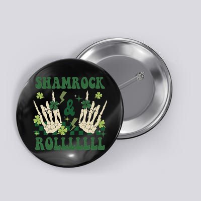 ShamRock And Roll Funny St. Patrick's Day Button
