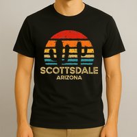Scottsdale Arizona Retro Sunset T-Shirt