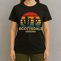 Scottsdale Arizona Retro Sunset T-Shirt