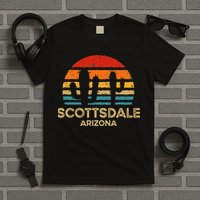 Scottsdale Arizona Retro Sunset T-Shirt