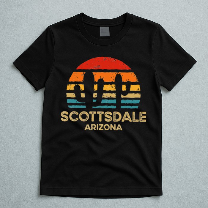 Scottsdale Arizona Retro Sunset T-Shirt