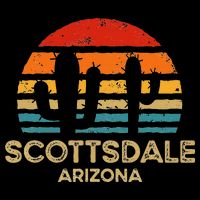 Scottsdale Arizona Retro Sunset T-Shirt