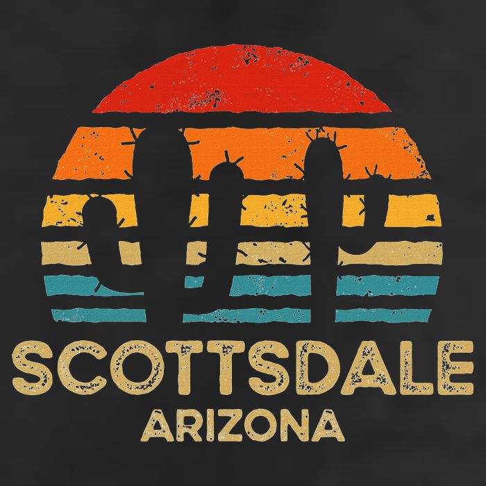 Scottsdale Arizona Retro Sunset 11oz C Handle Ceramic Mug
