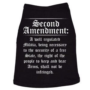 Second Amendment Rights Proud 2a Pro Gun Rights American Doggie Tank