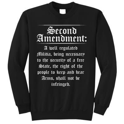 Second Amendment Rights Proud 2a Pro Gun Rights American Sweatshirt