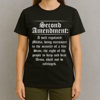 Second Amendment Rights Proud 2a Pro Gun Rights American T-Shirt