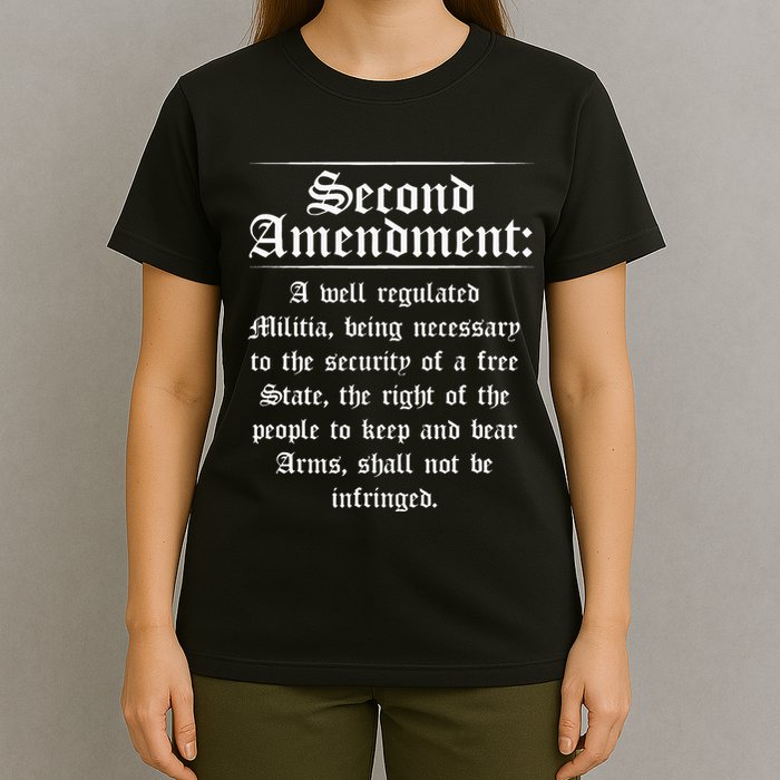 Second Amendment Rights Proud 2a Pro Gun Rights American T-Shirt