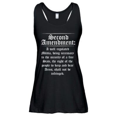 Second Amendment Rights Proud 2a Pro Gun Rights American Ladies Essential Flowy Tank