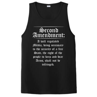 Second Amendment Rights Proud 2a Pro Gun Rights American PosiCharge Competitor Tank