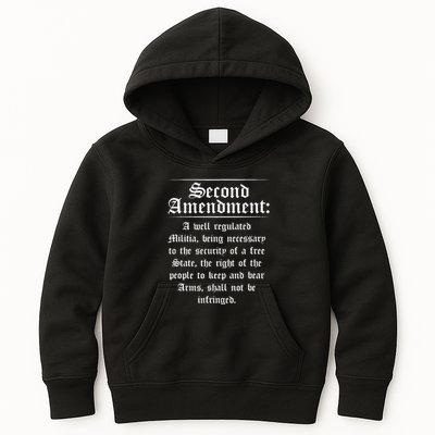 Second Amendment Rights Proud 2a Pro Gun Rights American Kids Hoodie