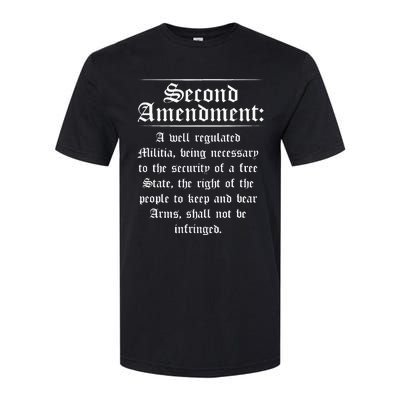 Second Amendment Rights Proud 2a Pro Gun Rights American Softstyle CVC T-Shirt